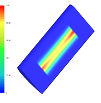 Dual end pumped rod with undoped endcapes